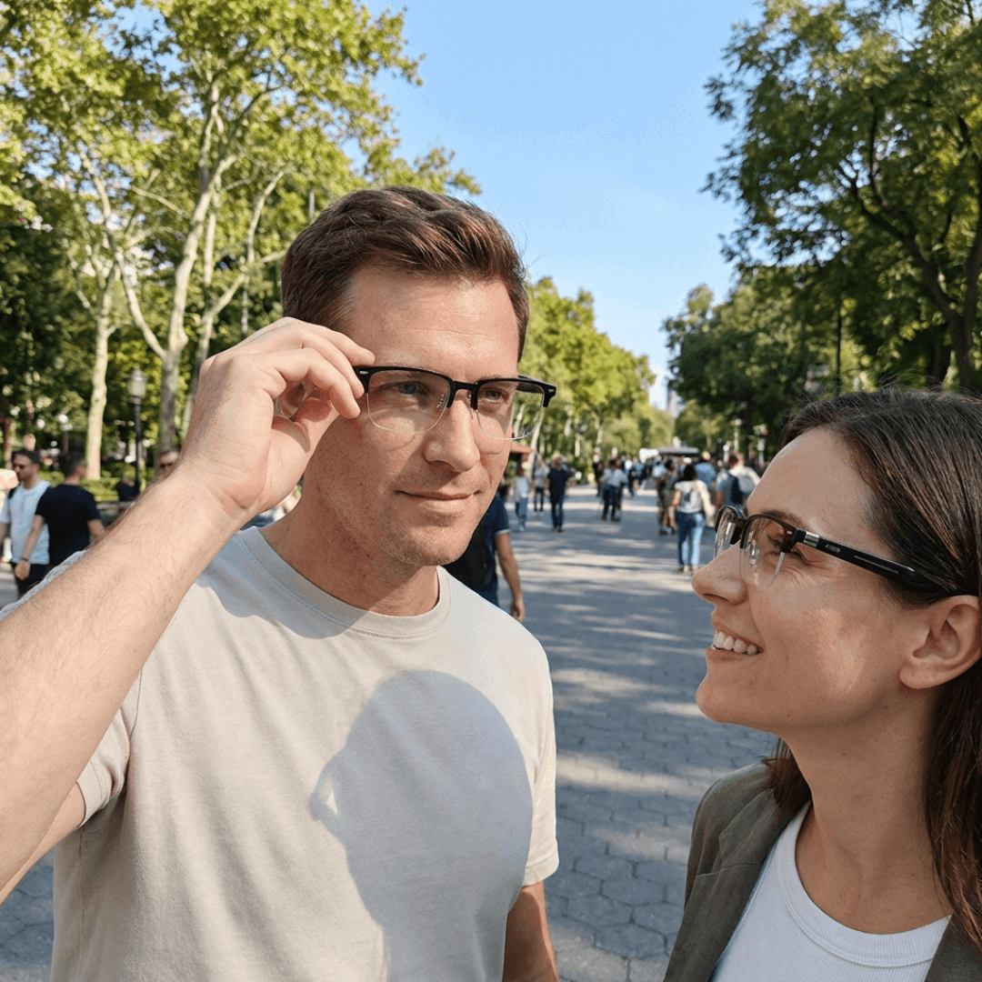 SmartVision™  AI-Powered Adaptive Glasses