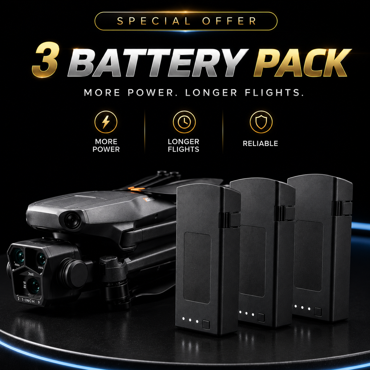 🔋 Extra Flight Battery for Lanus® Drone