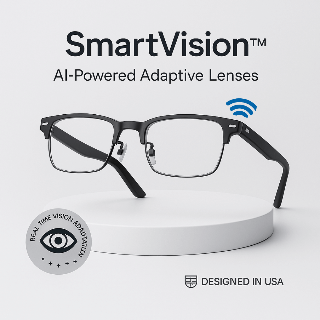 SmartVision™  AI-Powered Adaptive Glasses