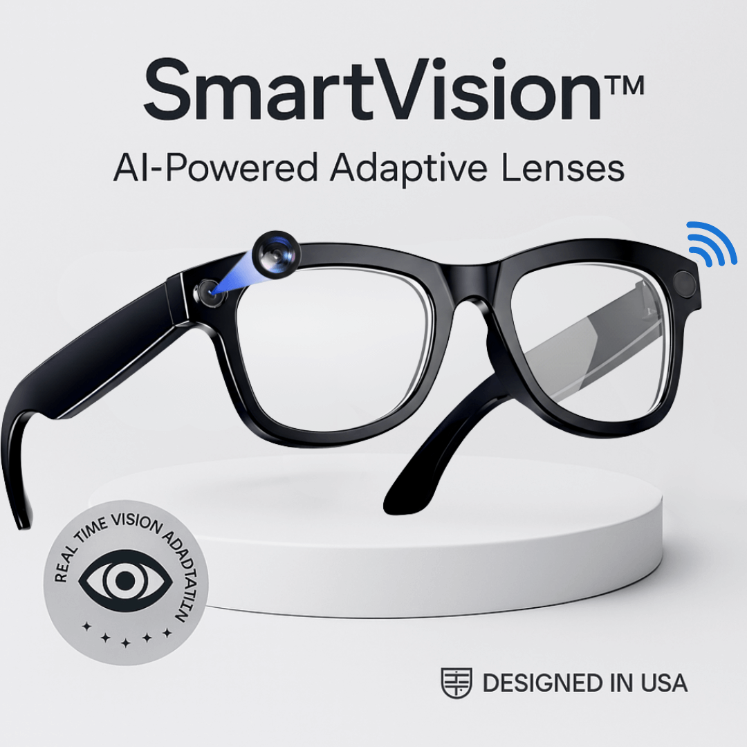 SmartVision™ PRO X – AI-Powered Adaptive Glasses