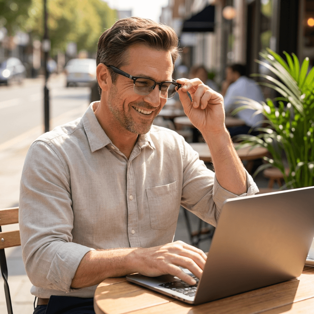 SmartVision™  AI-Powered Adaptive Glasses