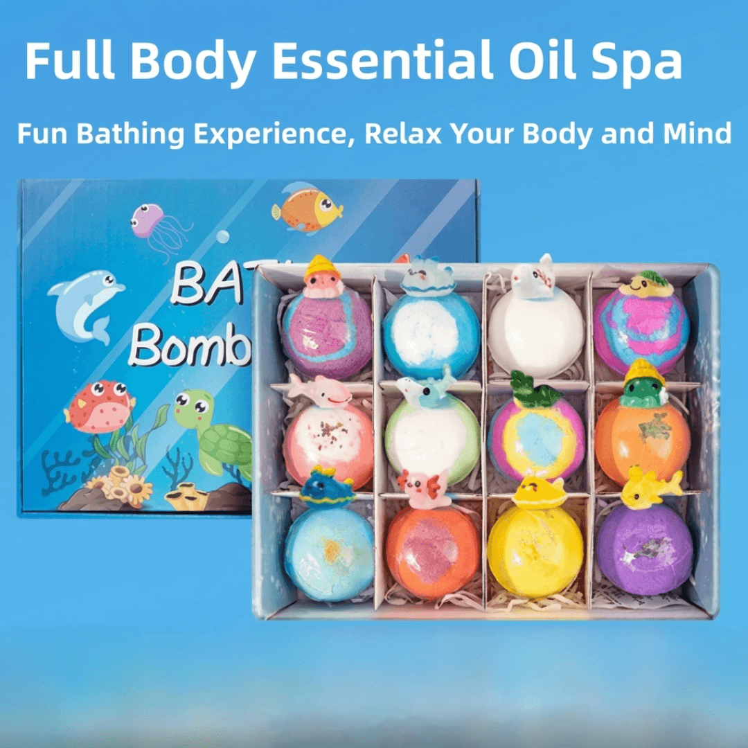 SplashJoy™ Surprise Bath Bomb Set